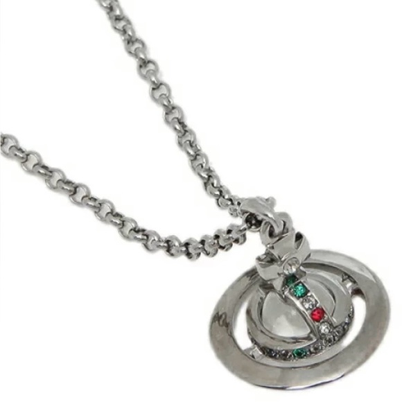 Vivienne Westwood “New Petite Orb” Pendant on Chain